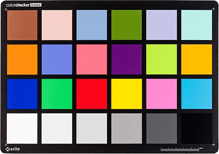 Machbeth Chart del Color Checker X-Rite
